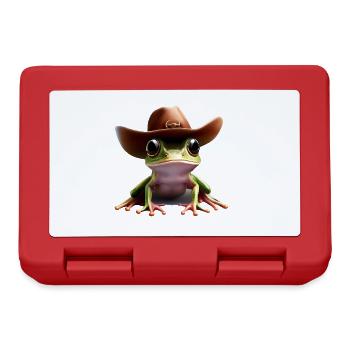 Cowboy Frog - Lunchbox - red - Front