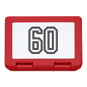 60 number symbol - Lunchbox - red - Front