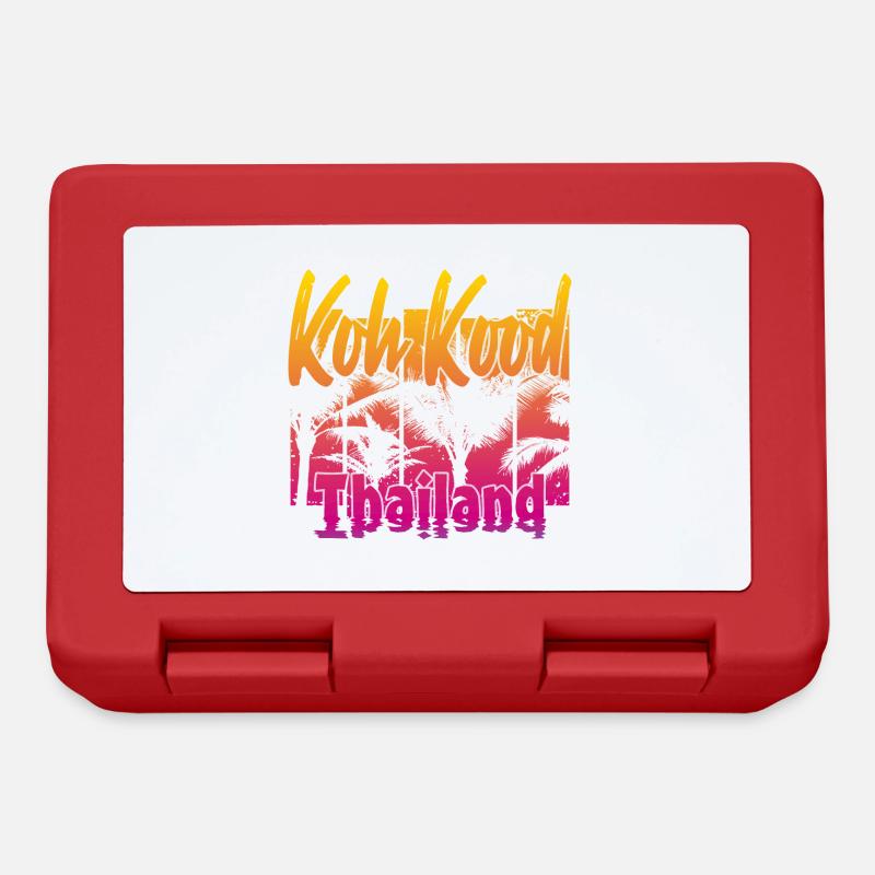 Koh Kood Thailand - Lunchbox - red