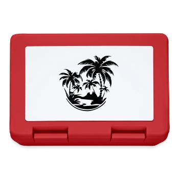 Island Summer Palm Beach - Lunchbox - red - Front