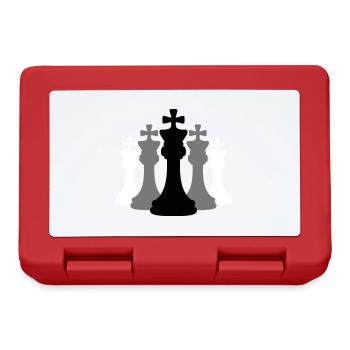 Team Schach Könige - Brotdose - Rot - Vorne