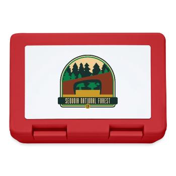 Sequoia National Forest - California - Boîte à goûter - rouge - Devant