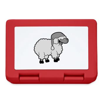 Drôle de mouton qui rit - Boîte à goûter - rouge - Devant