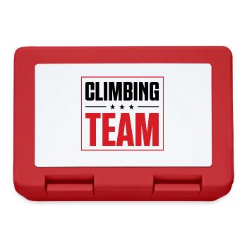 Climbing Team - Lunchbox - red - Front