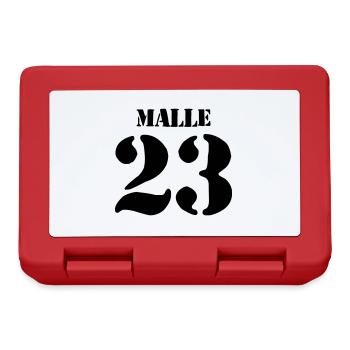 Malle 23 - Brotdose - Rot - Vorne