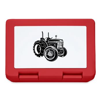 Tracteur Farmer Symbole Farmer - Boîte à goûter - rouge - Devant