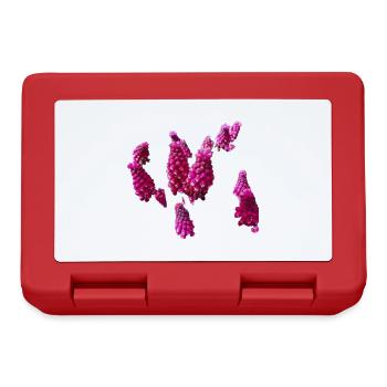 Fleurs,Fleur,Printemps,Fleurs,Jacinthes - Boîte à goûter - rouge - Devant