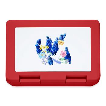 Fleurs,Fleur,Printemps,Fleurs,Jacinthes - Boîte à goûter - rouge - Devant