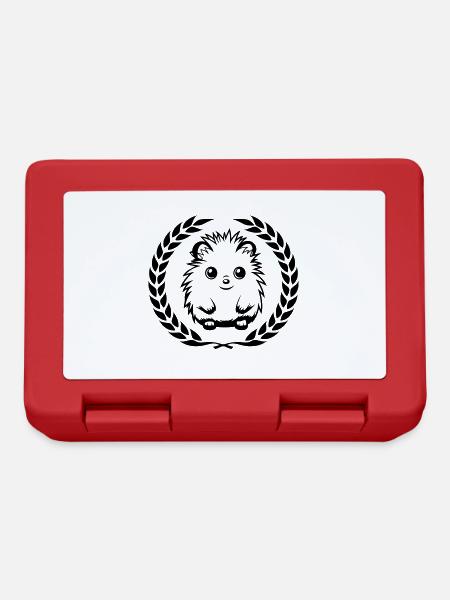 Hedgehog söpö söpö vauva - Eväsrasia - punainen