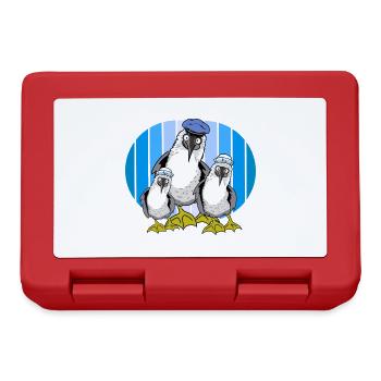 Seabirds, Sailors, Seagulls, Seagull, Maritime - Lunchbox - red - Front