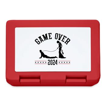 Game Over 2024 Hochzeit - Brotdose - Rot - Vorne
