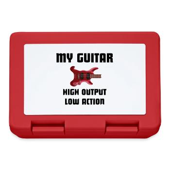 My guitar – high output, low action - Lunchbox - red - Front