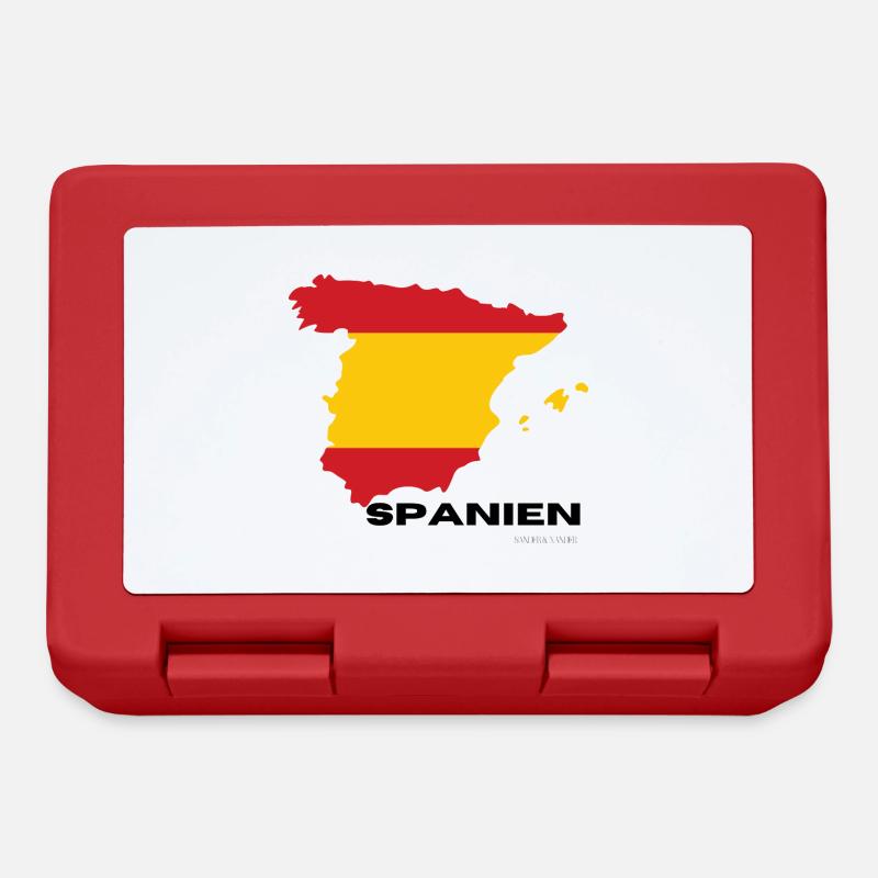 Espagne - Boîte à goûter - rouge