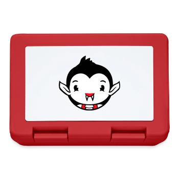 Duck Vampire Halloween Costume Bloodsucker Monster - Lunchbox - red - Front