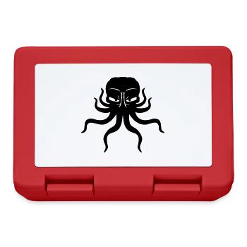 Octopus Octopus Octopus Squid Alien Alien - Lunchbox - red - Front