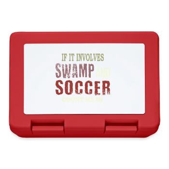 Soccer des marais - Boîte à goûter - rouge - Devant