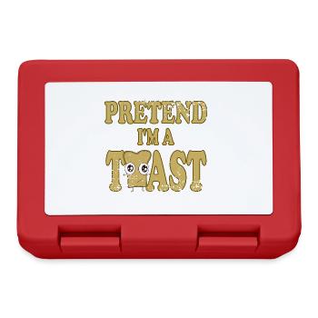 Pretend i'm a Toast - Brotdose - Rot - Vorne