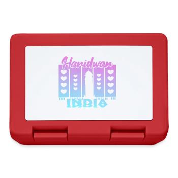 Haridwar India Sunset - Lunchbox - red - Front