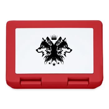 Couronne de loup - Boîte à goûter - rouge - Devant