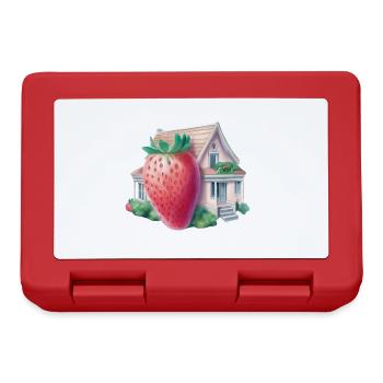 Maison des fraises - Boîte à goûter - rouge - Devant