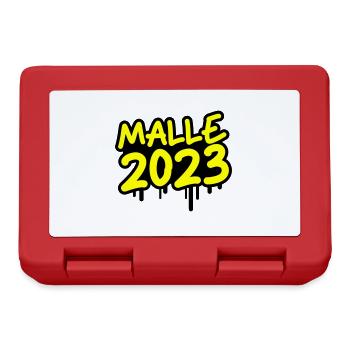 Malle 2023 - Lunchbox - red - Front