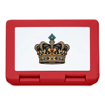 Majesté Couronne Couronne - Boîte à goûter - rouge - Devant