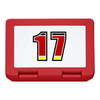17 Number Germany Jersey - Lunchbox - red - Front