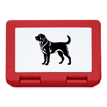 Kangal Hund - Brotdose - Rot - Vorne
