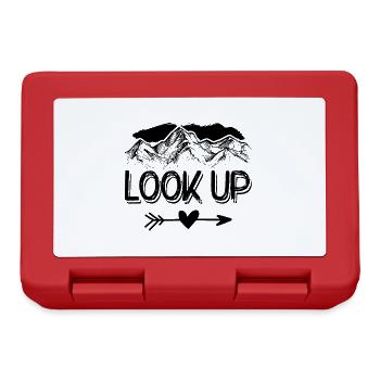 mountains mountains - Lunchbox - red - Front