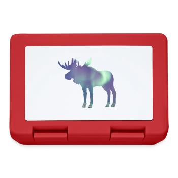 Elk Northern Lights - Lunchbox - red - Front