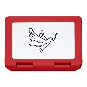 Dove symbol - Lunchbox - red - Front