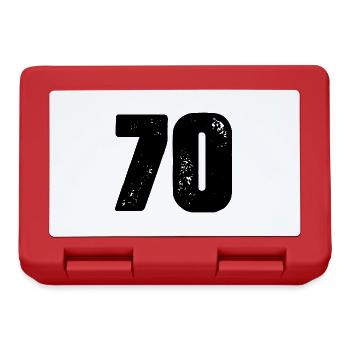 70 number jersey - Lunchbox - red - Front