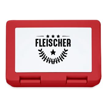 Fleischer Beruf - Brotdose - Rot - Vorne