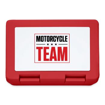 Équipe moto - Boîte à goûter - rouge - Devant
