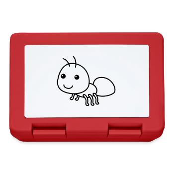 Ant Comic Animal - Lunchbox - red - Front