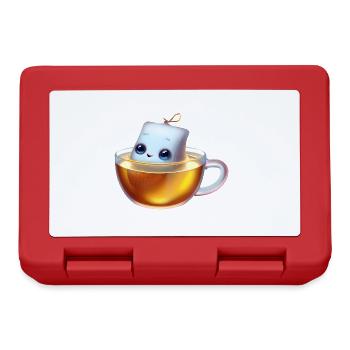 Sachet de thé gourmand - Boîte à goûter - rouge - Devant