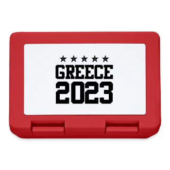 Greece 2023 - Brotdose - Rot - Vorne