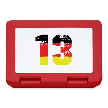 13 Numéro Allemagne Jersey - Boîte à goûter - rouge - Devant