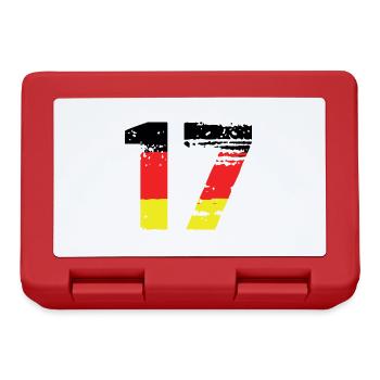 17 Number Germany Jersey - Lunchbox - red - Front