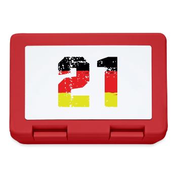 21 Numéro Allemagne Jersey - Boîte à goûter - rouge - Devant