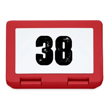 Maillot numéro 38 - Boîte à goûter - rouge - Devant