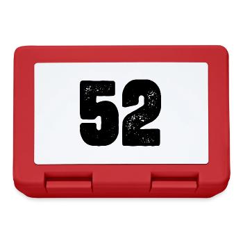 52 number jersey - Lunchbox - red - Front