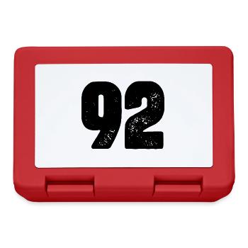 92 number jersey - Lunchbox - red - Front
