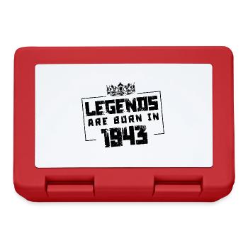 Legends Born in (1943) - Lunchbox - red - Front