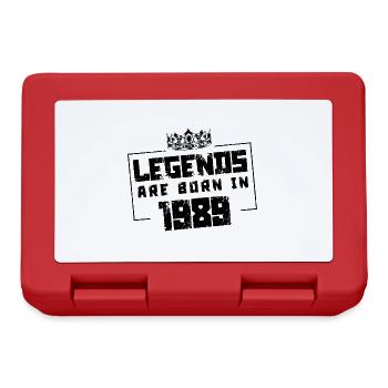 1989 Legends Born in - Lunchbox - red - Front