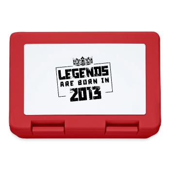 2013 legends born in - Lunchbox - red - Front