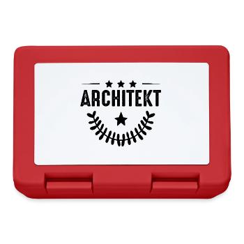 Architect profession - Lunchbox - red - Front