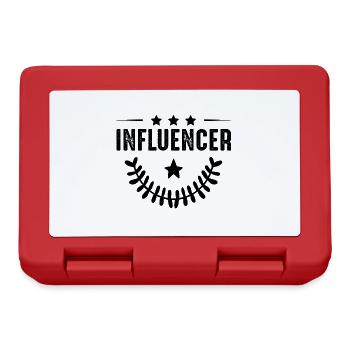 Influencer profession - Lunchbox - red - Front