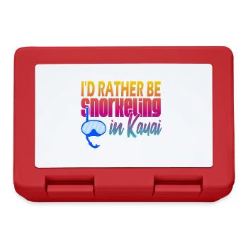 Top Kauai Snorkeling - Lunchbox - red - Front