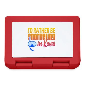 Top Kauai Snorkeling - Lunchbox - red - Front